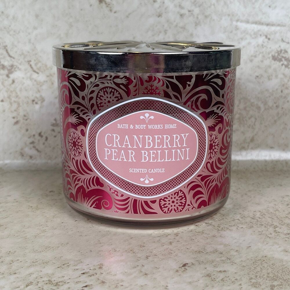 Bath & Body Works | Cranberry Pear Bellini 3-Wick Candle